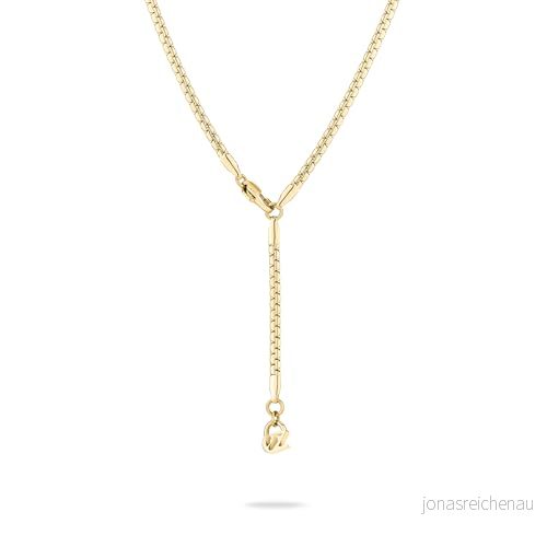 Halsband i realtid EJ 0013 N 56 IP guld, cm, Rostfritt stål, Ingen ädelsten 4035608104290
