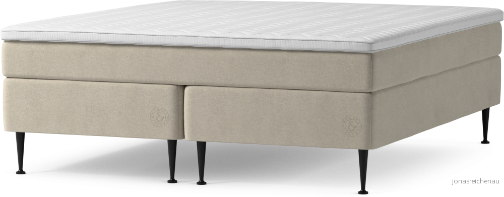 Asperö Comfort Kontinentalsäng, dubbelsäng med bäddmadrass Comfort och sängben xOhSv