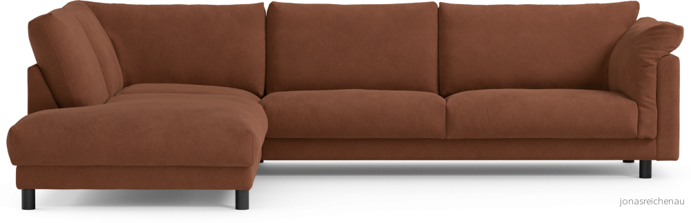 Cherrie 3-sits soffa med divan vänster, fast klädsel UZgqG