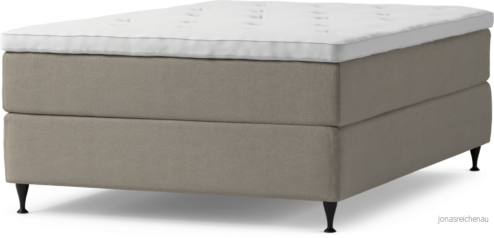 Delux Dream Kontinentalsäng, enkelsäng 140 cm med bäddmadrass och sängben 0o76k