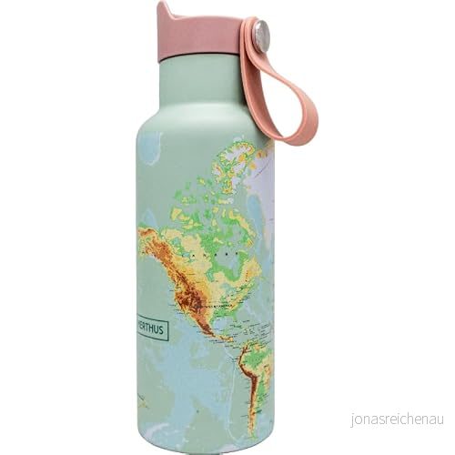 NERTHUS FIH 1333 500 ml dubbelväggig sportflaska med snäpplock, hydrering och stil i en premiumdesign 8436588857507