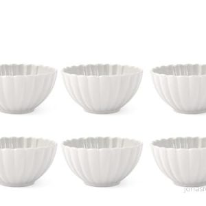 H&H Glassskålar, frukostskålar, fruktskålar, stengodskoppar, set om 6, diameter 14 cm, vit, för frukost, frukt, dessert, mikrovågsugns och diskmaskinssäker. Linje: Lotus 8003512871412 H&H Glassskålar, frukostskålar, fruktskålar, stengodskoppar, set om 6, diameter 14 cm, vit, för frukost, frukt, dessert, mikrovågsugns och diskmaskinssäker. Linje: Lotus 8003512871412