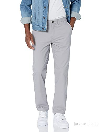 Amazon Essentials Herr Skinny Fit Casual Stretch Chino byxa, ljusgrå, 31 B x 30 L 193548335816