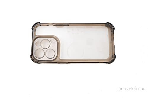 System S Skyddsfodral stötsäkert av TPU i svart transparent fodral för iPhone 14 Pro 4251926651371