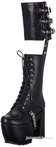 LAMODA dam spellbound kne high boot, Svart PU, 37 EU 5056631310440