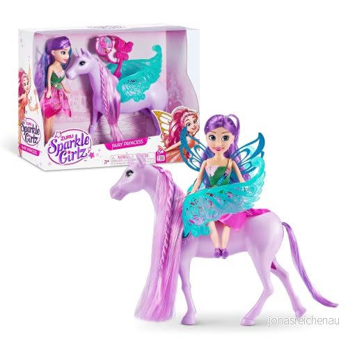 Sparkle Girlz älva prinsessa med enhörning dockset, samlarobjekt mode docka, leksak 193052051462