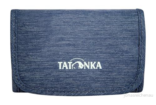 Tatonka plånbok mapp med kardborreband 3 kreditkortsfack, sedelfack, visningsfönster och blixtlåsfack för myntpengar 9 x 12 2 cm marinblå 4013236336146