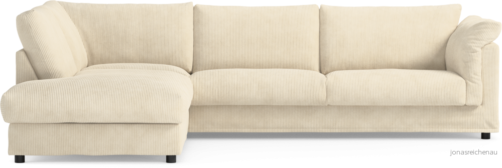 Cherrie 3-sits soffa med divan vänster, med kappa QI8XI
