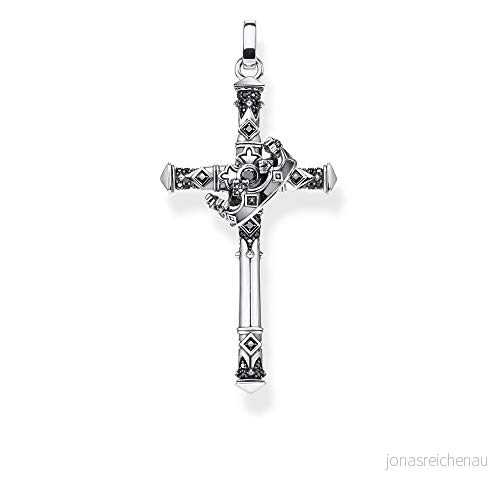 Thomas Sabo unisex sterling silver Kubisk zirkon nyckelring PE886 643 11, En storlek, Metall, zirkonia 4051245476170