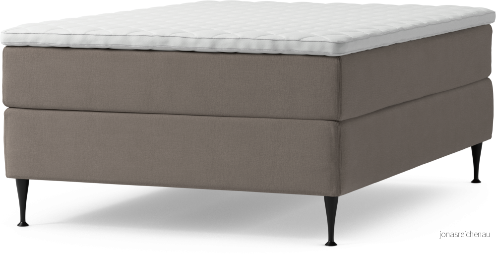 Delux Dream Kontinentalsäng, enkelsäng 140 cm med bäddmadrass och sängben rjVEV