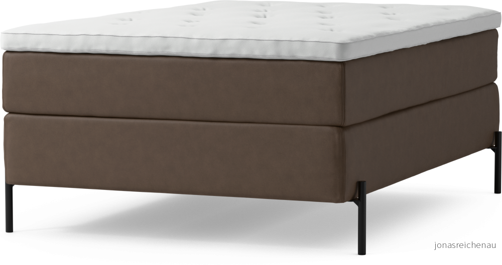 Delux Dream Kontinentalsäng, enkelsäng 140 cm med bäddmadrass och sängben 9F59g