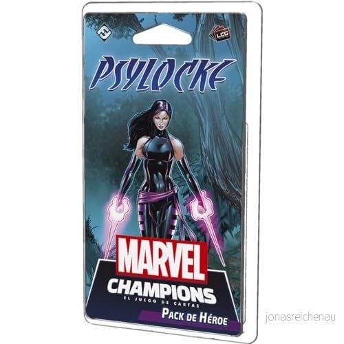 Marvel Champions: Psylocke Hjälteexpansion på spanska 841333122850