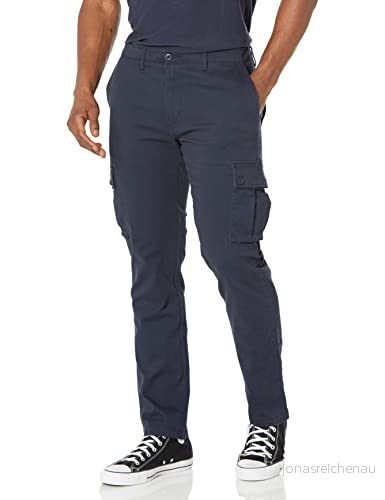 Amazon Essentials Men's Stretchiga cargobyxor med smal passform (finns i Big & Tall), Marinblå, 30W / 28L 191770912157