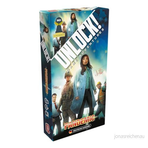 Space Cowboys Låsa! Game Adventures: Pandemic Familjespel Pusselspel 16 spelare Från 10 år 70 minuter tyska 3558380106555