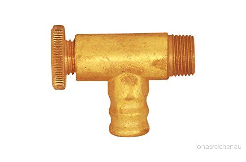 Riegler 103739 ventilations och ventilationsventil, mässing, hörnform, G 1/8 4047322040501