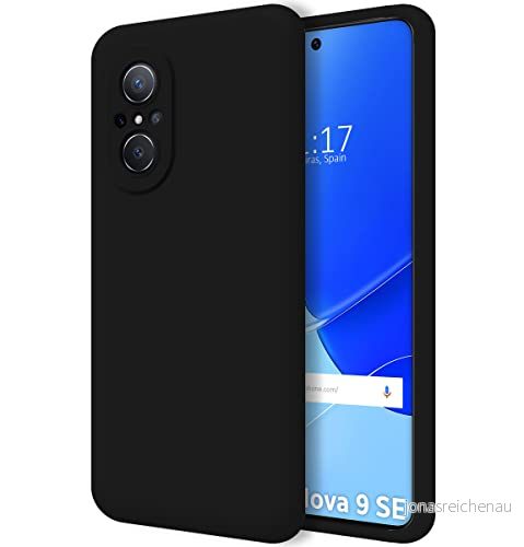 Ultra mjukt flytande silikonfodral för Huawei Nova 9 SE Färg Svart 8434844824430