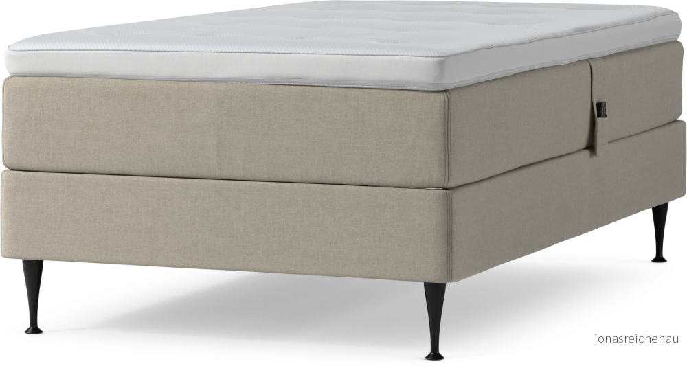 Delux Dream Ställbar säng, enkelsäng med bäddmadrass och sängben h3T06