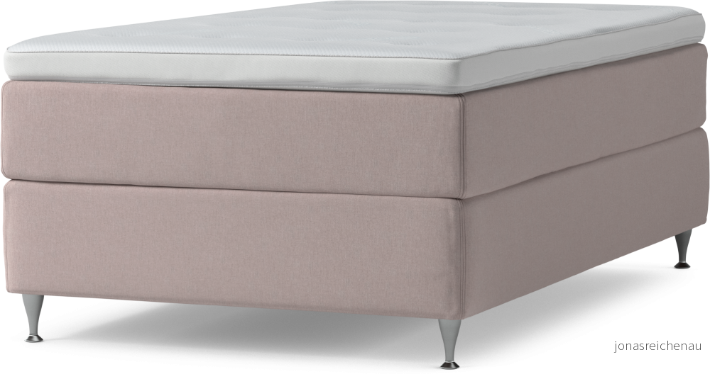 Delux Dream Kontinentalsäng, enkelsäng 120 cm med bäddmadrass och sängben APtgN