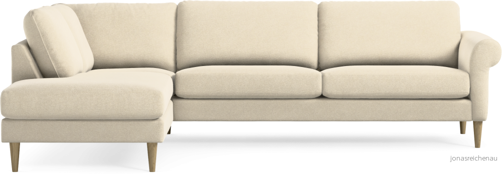 Bridge 3-sits soffa med divan vänster e6pCa