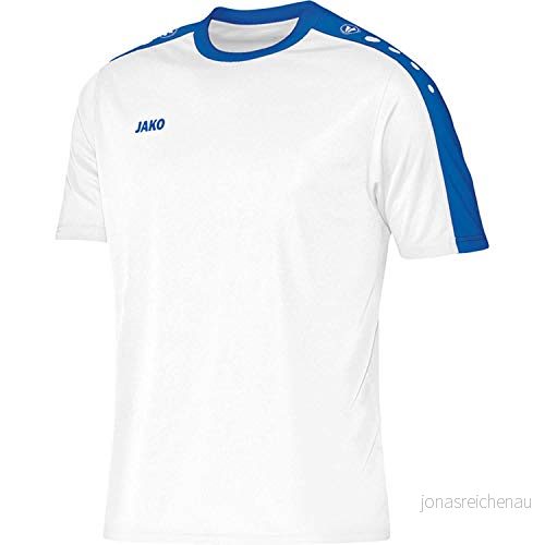 JAKO Barn tröja Striker KA, vit/sportgrön, 128, 4206 flerfärgad Vit/kunglig 128 4050144792169