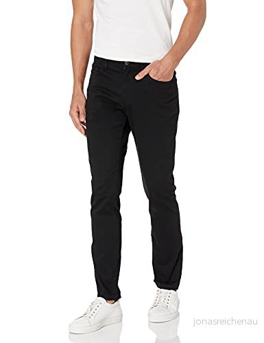Amazon Essentials herr Skinny Fit 5 fickors komfort stretch chinos byxa (tidigare Goodthreads), svart, 28 B x 29 L 193548065096