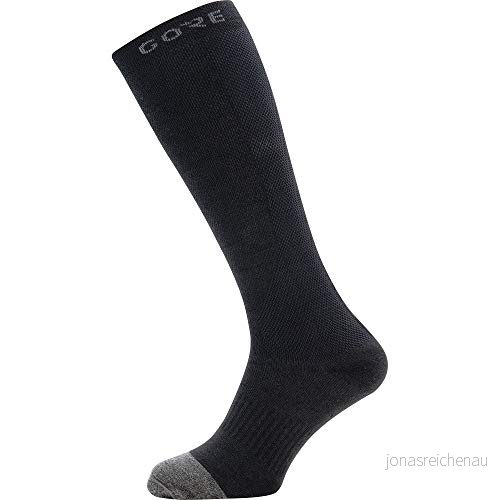 GORE WEAR M mellanlånga termiska strumpor, unisex, Svart/Grafitgrå, 35 37, 100231 4017912025805