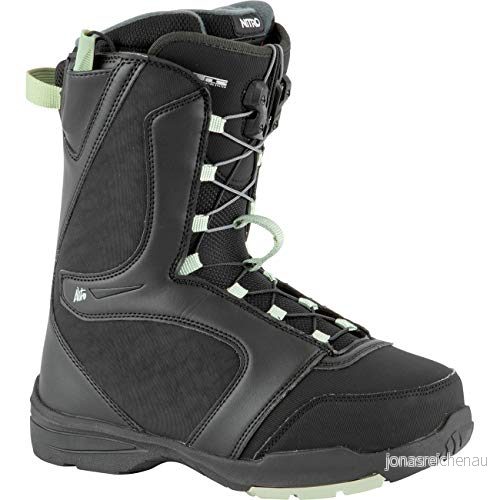 Nitro Damer FLORA TLS BOOT'21 snowboardbåt, black mint, 265 7630050461488