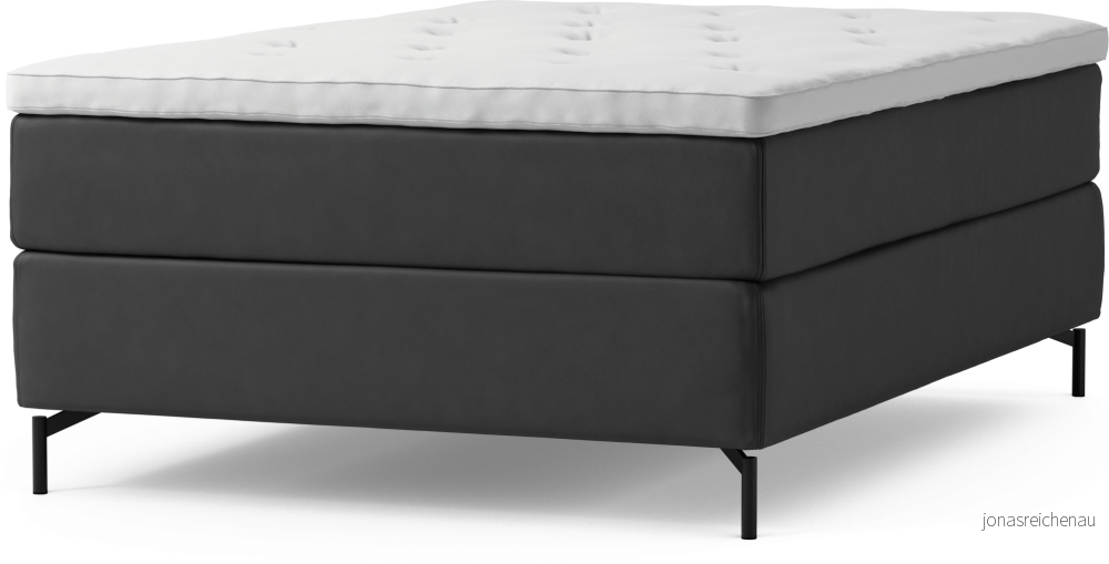 Delux Dream Kontinentalsäng, enkelsäng 140 cm med bäddmadrass och sängben rQYSz