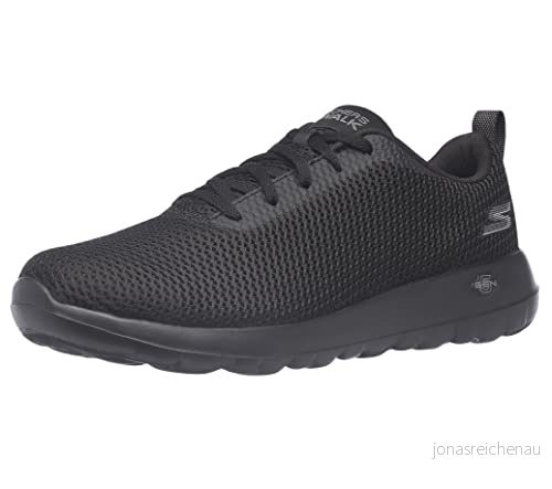Skechers Go Max Herrskor, atletiska, luftnät, slip on, promenadsko, sneaker, Svart, 7.5 Narrow 193642792614