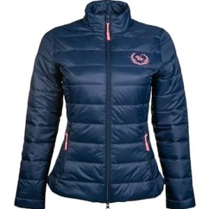 HKM Klassisk Polo quiltad jacka mörkblå S 4057052579783