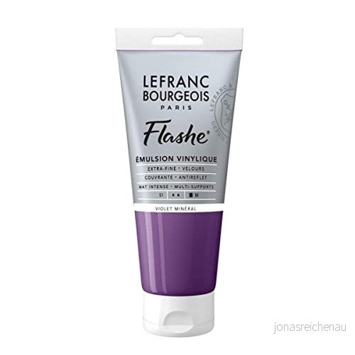Lefranc & Bourgeois Flashe Akrylfärg - Mineralviolett - 80 ml 3013643005582