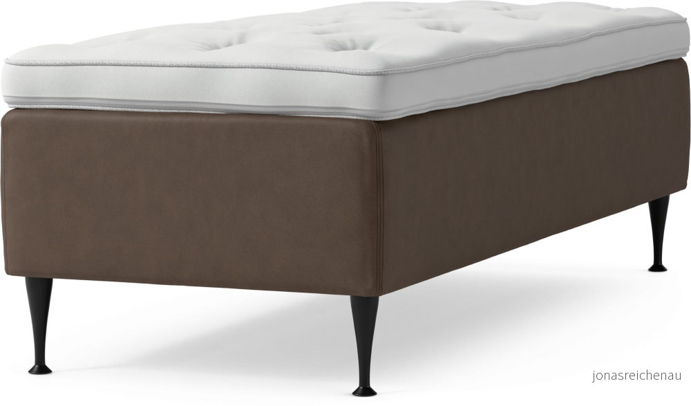 Delux Dream Ramsäng, enkelsäng med bäddmadrass och sängben 7Bdjt