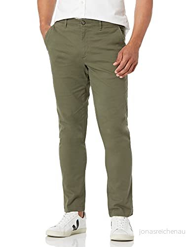 Amazon Essentials Herr Skinny Fit Casual Stretch Chino byxa, oliv, 38 B x 30 L 193548338091