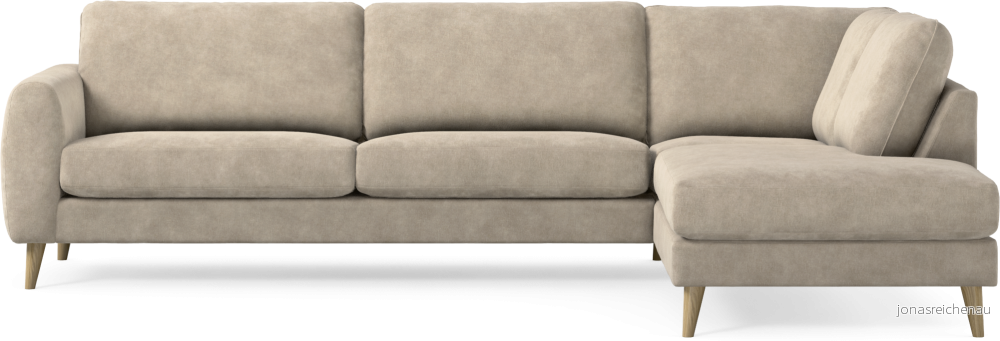 Bridge 3-sits soffa med divan höger uU6St