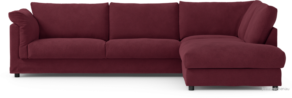Cherrie 3-sits soffa med divan höger, med kappa OqfZ5