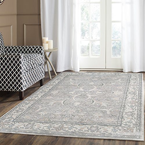 Safavieh Miles områdesmatta, vävd polyestermatta i Mauve/grädde, 160 x 230 cm 889048045286