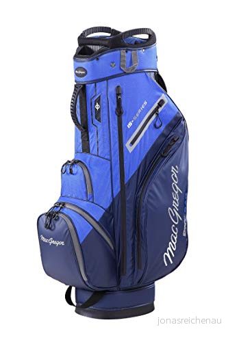 MacGregor MACTEC 15 serien vattentålig golfklubb kundvagnväska, marinblå/kunglig, en storlek 5055286285448