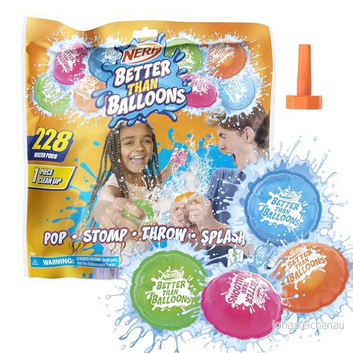 Nerf Better Than Balloons vattenleksaker, 228 kapslar 5010996208804