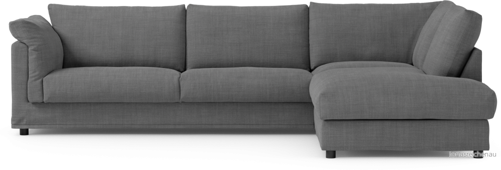 Cherrie 3-sits soffa med divan höger, med kappa S7E5a