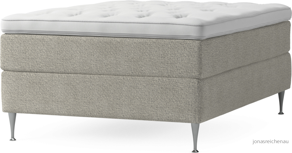 Delux Dream Kontinentalsäng, enkelsäng 140 cm med bäddmadrass och sängben Vlt7J