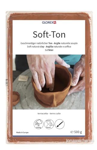 Glorex Soft Clay Terrakotta, 500 g 7610877307633