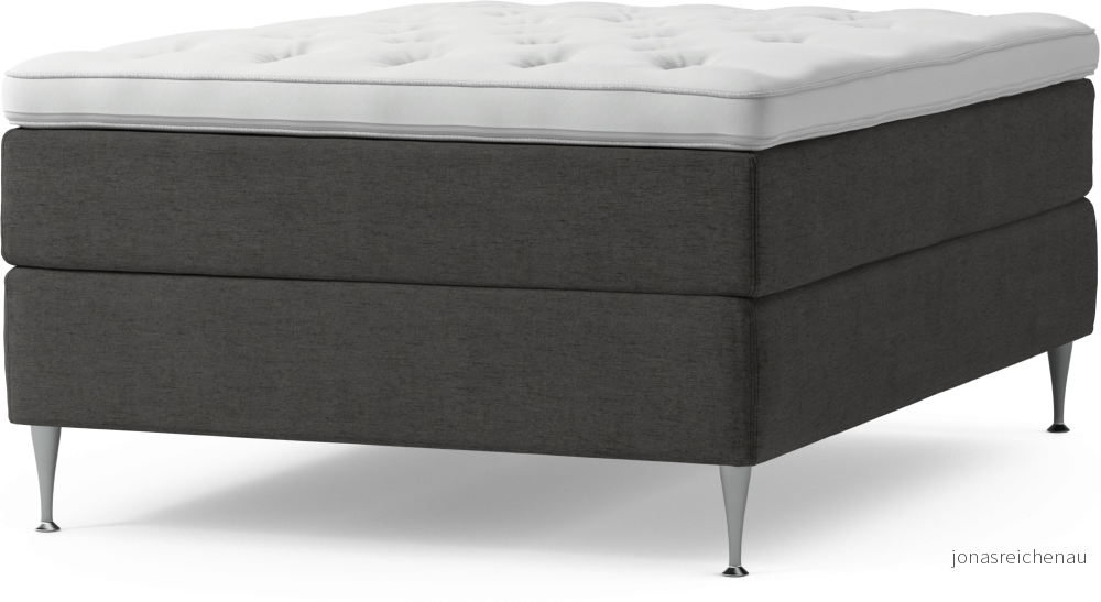 Delux Dream Kontinentalsäng, enkelsäng 140 cm med bäddmadrass och sängben 44ex8