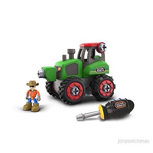 Nikko 40071 Farm Linea STEM Karaktärstraktor 20cm, Multifärg 194029400719