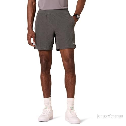 Amazon Essentials herr prestanda stretch vävd 17,78 cm träningsshorts, kol ljung, stor 43475881392