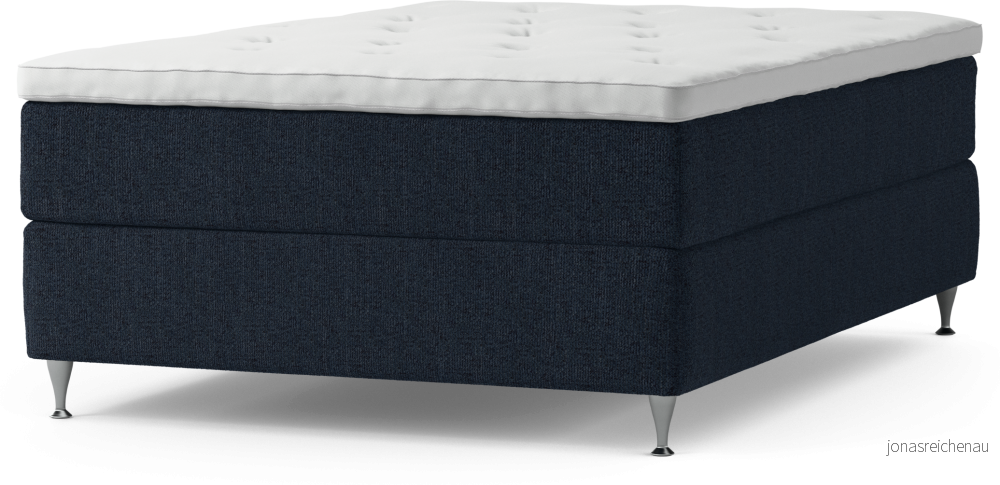 Delux Dream Kontinentalsäng, enkelsäng 140 cm med bäddmadrass och sängben oVUhd
