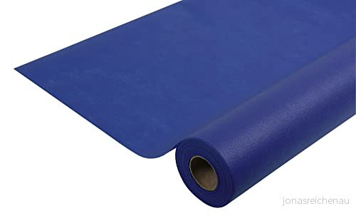 Pronappe Bordsduk R781046I engångsduk av spunbond fleece längd 10 m bredd 1,20 (per rulle) färg marinblå slitstark, vattenavvisande och avtorkbart material 3281517810468