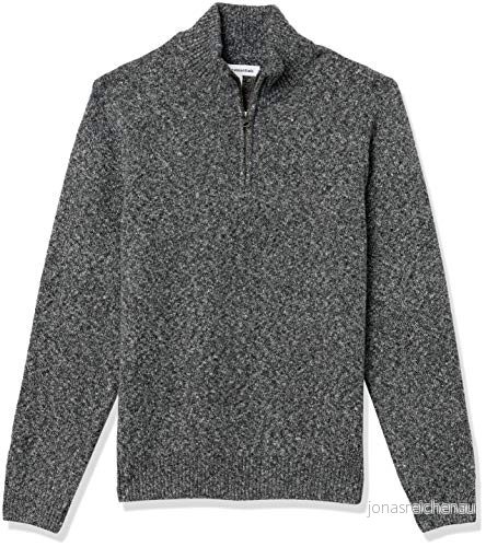 Amazon Essentials långärmad tröja med mjuk beröring kvartsblixtlås, kolmarl, X Large 195111096582