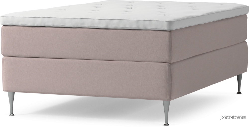 Delux Dream Kontinentalsäng, enkelsäng 140 cm med bäddmadrass och sängben J6zME