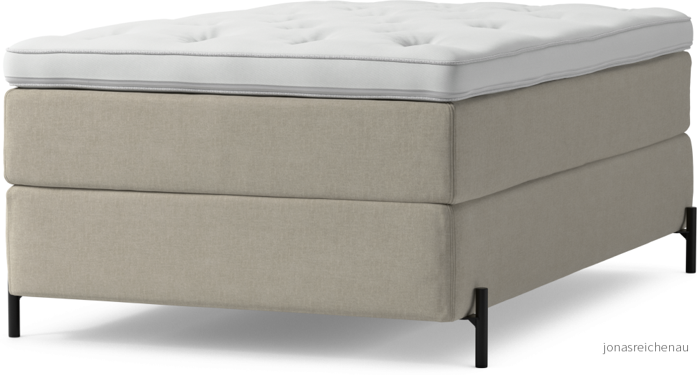 Delux Dream Kontinentalsäng, enkelsäng 120 cm med bäddmadrass och sängben DHxWe