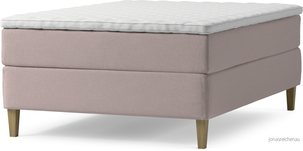 Delux Dream Kontinentalsäng, enkelsäng 140 cm med bäddmadrass och sängben czWHq